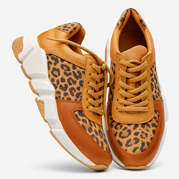 GentleStep | Orthopedic Leopard Sneakers