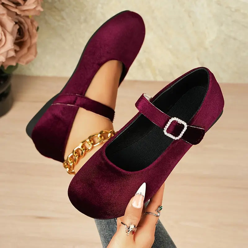 GentleStep | Orthopedic Velour Flats